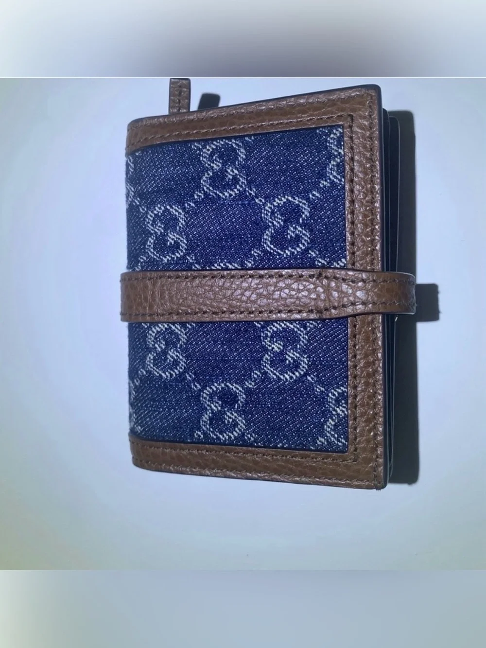 Gucci Jackie 1961 denim card case wallet - Picture 3 of 5